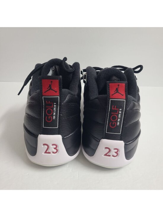 NEW Nike Air Jordan 12 Low Playoffs Golf Shoes DH4120-010 Size 11 White Black main image 6